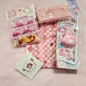 hello kitty and my melody gift set japan import!
